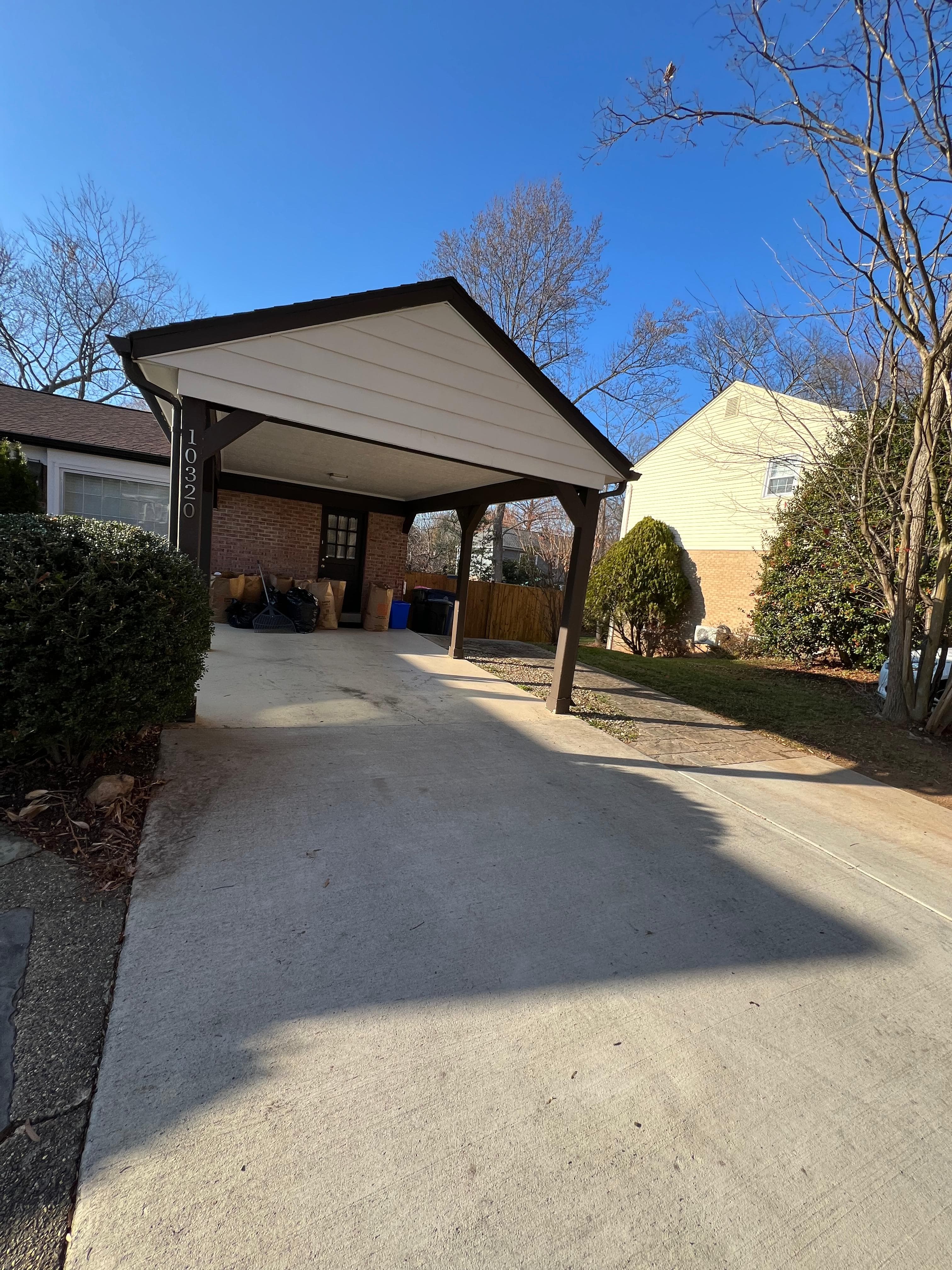 Carport Renovation in Warrenton